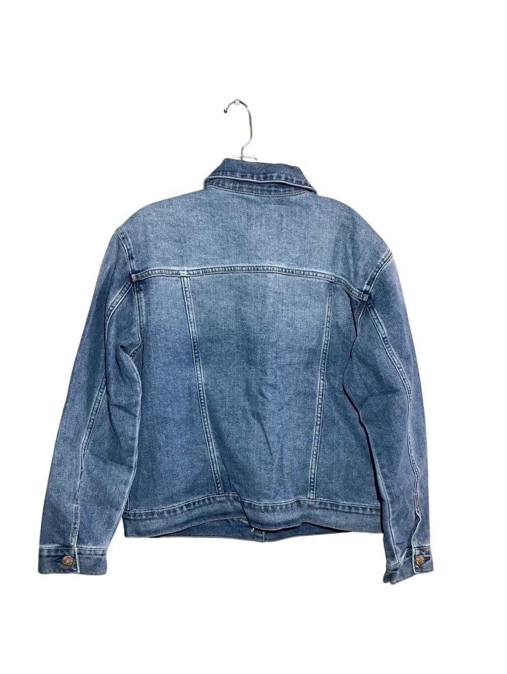 Seven 7 Woman's Denim Trucker Jacket Size Medium - Picture 4 of 7